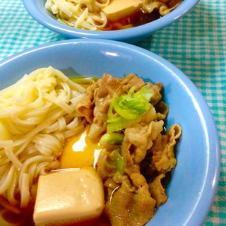 つゆたっぷり肉豆腐★うどん入り★